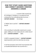 EXW Exam Study Guide &ndash; Verified Q&A for Navy Expeditionary Warfare&NewLine;&NewLine;