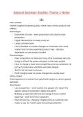 Theme 1 Complete Notes - Marketing and People 