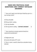 SNHD EMS Protocol Exam &ndash; Verified Q&A for Paramedic Certification&NewLine;&NewLine;
