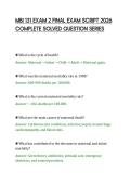 MBI 131 EXAM 2 FINAL EXAM SCRIPT 2026&NewLine;COMPLETE SOLVED QUESTION SERIES