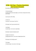 D196 - OA Prep - Practice Questions and Correct Answers