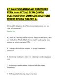ATI 2019 FUNDAMENTALS PROCTORED&NewLine;EXAM 2026 ACTUAL EXAM QANDA&NewLine;QUESTIONS WITH COMPLETE SOLUTIONS&NewLine;EXPERT REVIEW GRADED A&plus;