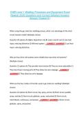 CWB Level 1 Welding Processes and Equipment Exam &NewLine;Newest 2026 Questions and Correct Detailed Answers &NewLine;Already Graded A&plus; 