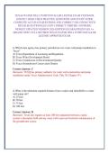 TEXAS WATER WELL PUMP INSTALLER LICENSE EXAM TESTBANK  2026&sol;2027&comma; HIGH YIELD PRACTICE QUESTIONS AND STUDY GUIDE COMPLETE ACCURATE QUESTIONS AND CORRECT SOLUTIONS WITH DETAILED RATIONALES &lpar;100&percnt; CORRECT VERIFIED ANSWERS&rpar; NEWEST UPDATED VERSION 2026 EDITION 