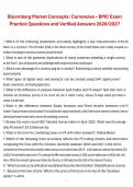Bloomberg Market Concepts Currencies &ndash; BMC Exam Practice Questions and Verified Answers 2026&sol;2027 Complete Study and Revision Guide