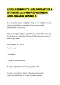 ATI RN COMMUNITY HEALTH PRACTICE A&NewLine;TEST BANK 2026 VERIFIED QUESTIONS&NewLine;WITH ANSWERS GRADED A&plus;
