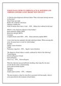  &NewLine;NUR257 EXAM 2 WITH 175 COMPLETE ACTUAL QUESTIONS AND &NewLine;VERIFIED ANSWERS LATEST 2026&sol;2027 NEW UPDATE&excl;&excl;&excl;&excl;