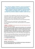 TEXAS MOTOR CARRIER AUTHORITY LATEST EXAM 2026&sol;2027 & PRACTICE QUESTIONS ACTUAL QUESTIONS WITH WELL ELABORATED ANSWERS WITH DETAILED RATIONALES &lpar;100&percnt; CORRECT VERIFIED ANSWERS&rpar; CURRENTLY UPDATED VERSION 2026 EDITION &vert;GUARANTEED PASS A&plus; &lpar;BRAND NEW&excl;&rpar; FULL RE
