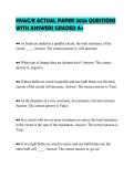 HVAC&sol;R ACTUAL PAPER 2026 QUESTIONS&NewLine;WITH ANSWERS GRADED A&plus;