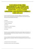 VATI Med-Surg &ndash; Pre-Assessment Practice Questions and Answers &lpar;40 Questions&comma; 2026 Latest Updated&rpar;