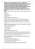 Phlebotomy Technician Certification Exam Prep &ndash; Real Practice Questions&comma; Answers & Detailed Rationales &lpar;Updated 2026&rpar;  &vert; Venipuncture Procedures & Blood Collection Techniques&comma; Specimen Handling & Laboratory Processing&comma; Infection Control & Safety Standards