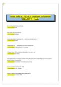 Motor Vehicle Law MPTC Questions and Answers 2026&sol;2027 &vert; A&plus; Grade Study Guide for Law Enforcement Exam Preparation