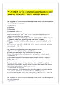 WGU D270 Davis Midterm Exam Questions and&NewLine;Answers 2026&sol;2027 &vert; 100&percnt; Verified Answers&period; 