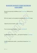NHA AND CORE EXAM PRACTICE 2026&vert;2027 QUESTIONS WITH &NewLine;VERIFIED ANSWERS 