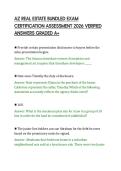 AZ REAL ESTATE BUNDLED EXAM&NewLine;CERTIFICATION ASSESSMENT 2026 VERIFIED&NewLine;ANSWERS GRADED A&plus;