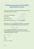 VATI PN Pharmacology Assessment Exam Practice 2026&vert;2027 &NewLine;Questions With 100&percnt; Verified Answers
