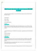 MRO Practice Exam &ndash; Verified Questions & Answers &lpar;2026&sol;2027 A&plus; Grade Study Guide&rpar;