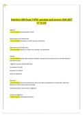 Nutrition 1020 Exam 3 WSU Questions and Answers 2026&sol;2027 &vert; A&plus; Grade Study Guide for Nutrition and Health Sciences
