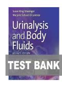 TEST BANK FOR Urinalysis and Body Fluids Seventh Edition by Susan King Strasinger&comma; Marjorie Schaub Di Lorenzo ISBN&colon; 978-0803675827 COMPLETE GUIDE ALL CHAPTERS COVERED 100&percnt; VERIFIED A&plus; GRADE ASSURED&excl;&excl;&excl;&excl;&excl;NEW LATEST UPDATE&excl;&excl;&excl;&excl;&excl;