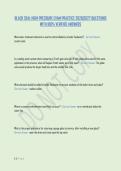 BLACK SEAL HIGH PRESSURE EXAM PRACTICE 2026&vert;2027 QUESTIONS &NewLine;WITH 100&percnt; VERIFIED ANSWERS