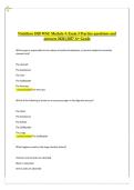 Nutrition 1020 &ndash; Module 3&colon; Exam 3 &lpar;WSU&rpar; Questions & Answers &lpar;2026&sol;2027 A&plus; Grade Study Guide&rpar;