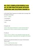 MLS TESTS COMPILATION BUNDLE 2026&NewLine;ALL IN ONE PRACTICE BANK DETAILED&NewLine;QUESTIONS AND SOLUTIONS GRADED A&plus;