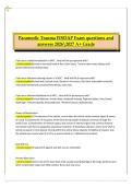 Paramedic Trauma &ndash; FISDAP Exam Questions & Answers &lpar;2026&sol;2027 A&plus; Grade Study Guide&rpar;&vert;Comprehensive Study Guide for Trauma Module Preparation&vert;Quiz Bundles