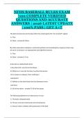 NFHS Baseball Rules Exam &ndash; 100 Practice Questions and Answers &lpar;2026 Latest Updated&rpar;
