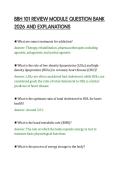 BBH 101 REVIEW MODULE QUESTION BANK&NewLine;2026 AND EXPLANATIONS&NewLine;