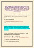 NASM PHYSIQUE AND BODYBUILDING COACH EXAM ACTUAL 2026&sol;2027 AND HIGH YIELD PRACTICE QUESTIONS ACCURATE QUESTIONS WITH WELL ELABORATE ANSWERS AND DETAILED RATIONALES &lpar;100&percnt; CORRECT VERIFIED ANSWERS&rpar; NEWEST UPDATED VERSION 2026 EDITION &vert;GUARANTEED PASS A&plus; &vert;AP