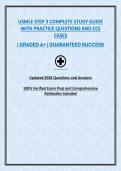 USMLE STEP 3 COMPLETE STUDY GUIDE WITH PRACTICE QUESTIONS AND CCS CASES