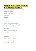 BIO 117 HONDROS STUDY GUIDE 2026&NewLine;FULL ANSWERS GRADED A&plus;