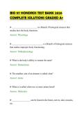 BIO 117 HONDROS TEST BANK 2026&NewLine;COMPLETE SOLUTIONS GRADED A&plus;