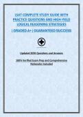 LSAT COMPLETE STUDY GUIDE WITH PRACTICE QUESTIONS AND HIGH-YIELD LOGICAL REASONING STRATEGIES