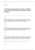 VATI RN pharmacology proctored EXAM A&plus; GRADE ASSURED COMPLETE SOLUTIONS AND VERIFIED ANSWERS