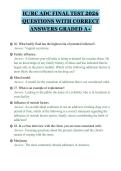 IC&sol;RC ADC FINAL TEST 2026&NewLine;QUESTIONS WITH CORRECT&NewLine;ANSWERS GRADED A&plus;