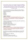 CD 415 EXAM &sol; ACTUAL CD 415 FINAL EXAM 2026 COMPLETE &NewLine;ACCURATE QUESTIONS AND CORRECT VERIFIED SOLUTIONS WITH DETAILED RATIONALES &lpar;A NEW UPDATED VERSION &NewLine;2026 EDITION&rpar; &vert;GUARANTEED SUCCESS A&plus; &vert;FULL REVISED CD &NewLine;415 FINAL EXAM &NewLine;