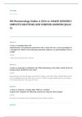 VATI RN pharmacology proctored EXAM A&plus; GRADE ASSURED COMPLETE SOLUTIONS AND VERIFIED ANSWERS