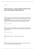 RMA registered medical assistant EXAM A&plus; GRADE ASSURED COMPLETE SOLUTIONS AND VERIFIED ANSWERS