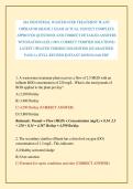 MA INDUSTRIAL WASTEWATER TREATMENT PLANT &NewLine;OPERATOR GRADE 2 EXAM ACTUAL 2026&sol;2027 COMPLETE &NewLine;APPROVED QUESTIONS AND CORRECT DETAILED ANSWERS &NewLine;WITH RATIONALES &lpar;100&percnt; CORRECT VERIFIED SOLUTIONS&rpar; &NewLine;LATEST UPDATED VERSION 2026 EDITION &vert;GUARANTEED PASS A&plus; &vert;FUL
