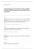 Prophecy critical care RN EXAM A&plus; GRADE ASSURED COMPLETE SOLUTIONS AND VERIFIED ANSWERS