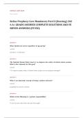 Prophecy critical care RN EXAM A&plus; GRADE ASSURED COMPLETE SOLUTIONS AND VERIFIED ANSWERS