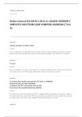 Prophecy critical care RN EXAM A&plus; GRADE ASSURED COMPLETE SOLUTIONS AND VERIFIED ANSWERS