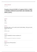 Prophecy critical care RN EXAM A&plus; GRADE ASSURED COMPLETE SOLUTIONS AND VERIFIED ANSWERS