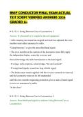 BNSF CONDUCTOR FINAL EXAM ACTUAL&NewLine;TEST SCRIPT VERIFIED ANSWERS 2026&NewLine;GRADED A&plus;