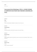 Shadow Health EXAM A&plus; GRADE ASSURED COMPLETE SOLUTIONS AND VERIFIED ANSWERS