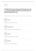 HESI PN comprehensive EXAM A&plus; GRADE ASSURED COMPLETE SOLUTIONS AND VERIFIED ANSWERS