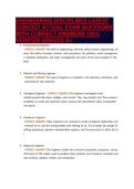 ENGINEERING DISCIPLINES LATEST&NewLine;2026&sol;2027 ACTUAL EXAM QUESTIONS&NewLine;WITH CORRECT ANSWERS 100&percnt;&NewLine;VERIFIED GRADED A&plus;