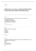 ANCC PMHNP certification EXAM A&plus; GRADE ASSURED COMPLETE SOLUTIONS AND VERIFIED ANSWERS
