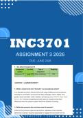 INC3701 Assignment 3 2026 - Distinction &vert; Due June 2026